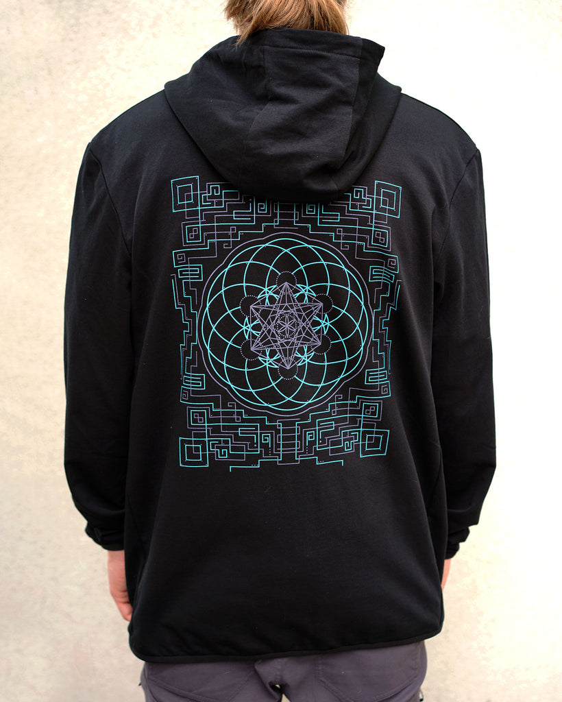 Visions French Terry Zip Hoodie by Melanie Farris