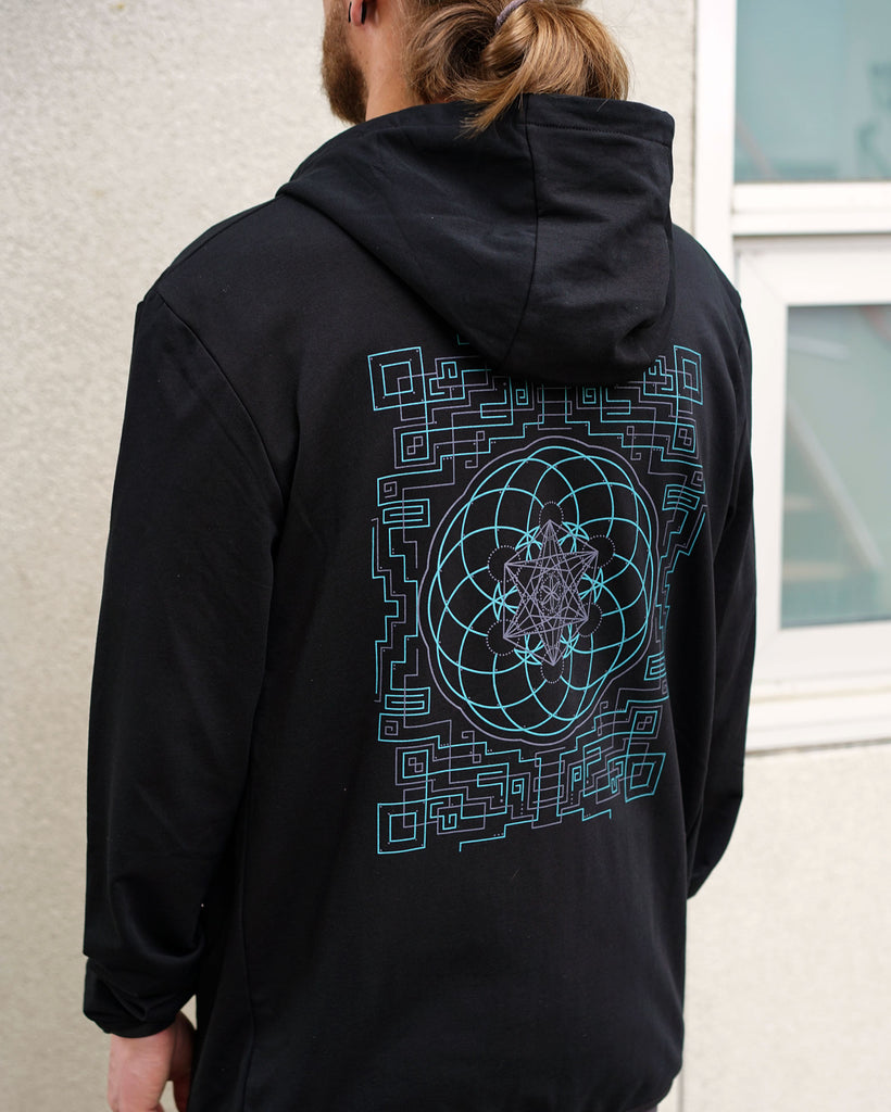 Visions French Terry Zip Hoodie by Melanie Farris