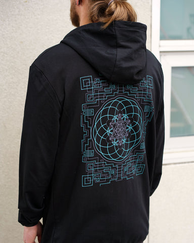 Visions French Terry Zip Hoodie by Melanie Farris