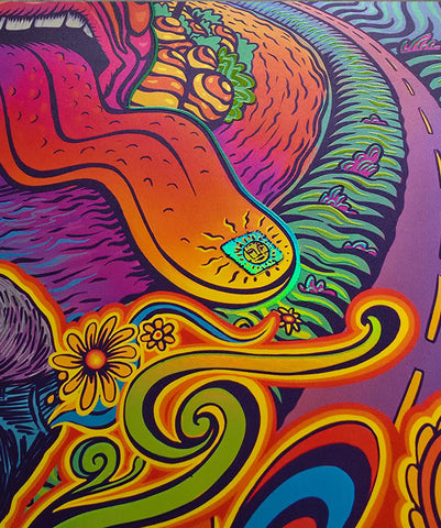 Day Tripper Holographic Print by Mr. Melty