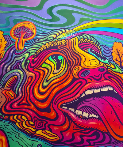 Day Tripper Holographic Print by Mr. Melty