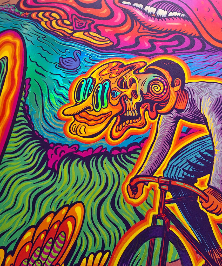 Day Tripper Holographic Print by Mr. Melty