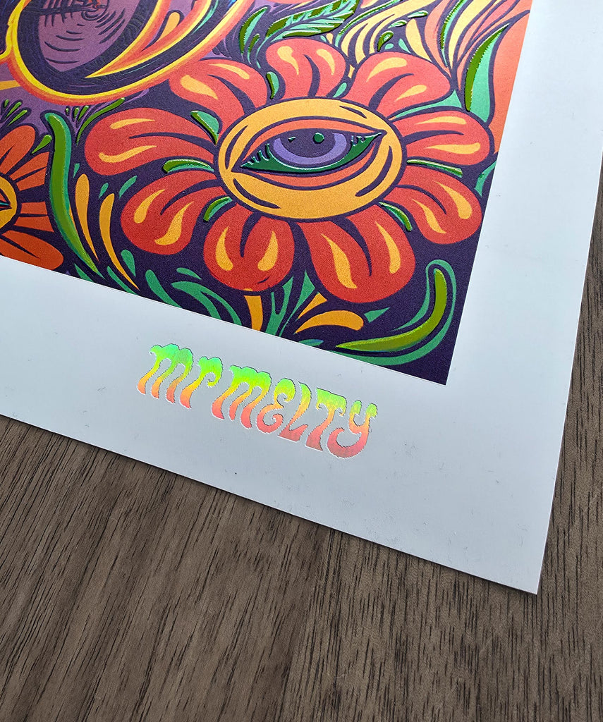 Day Tripper Holographic Print by Mr. Melty