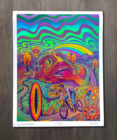 Day Tripper Holographic Print by Mr. Melty