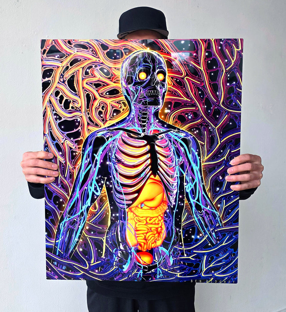 Inside The Outside Metal Print by Ben Ridgway