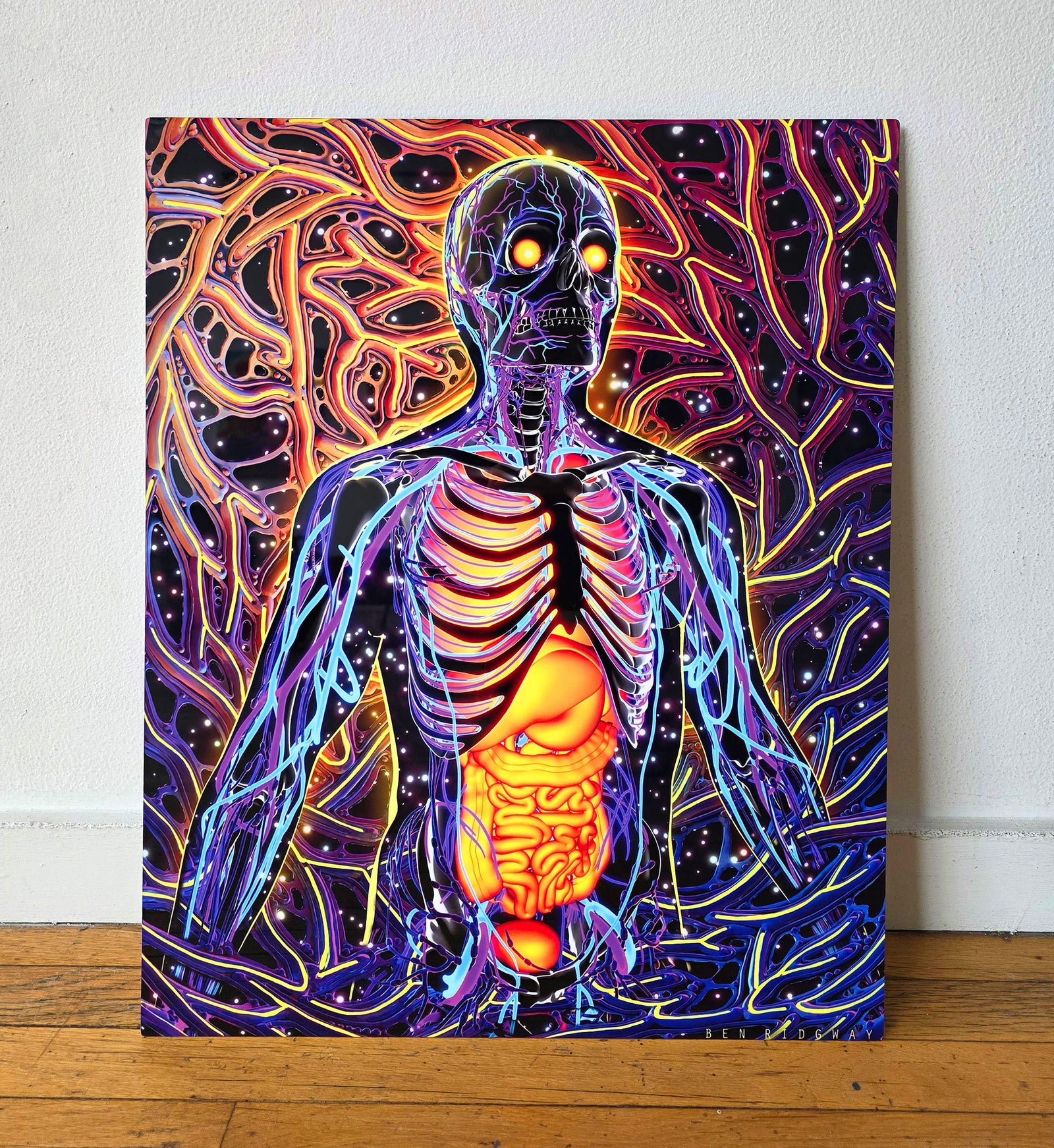Inside The Outside Metal Print by Ben Ridgway
