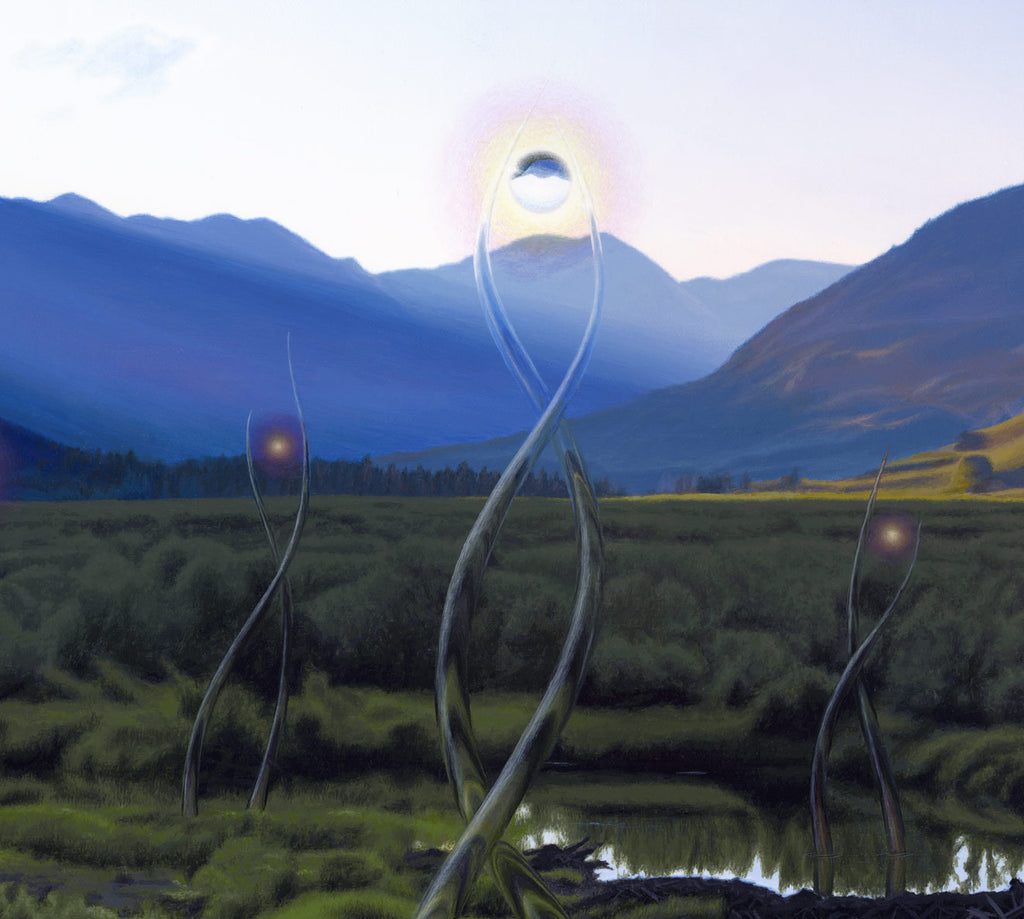Future Lights Canvas Print by Micah Ofstedahl