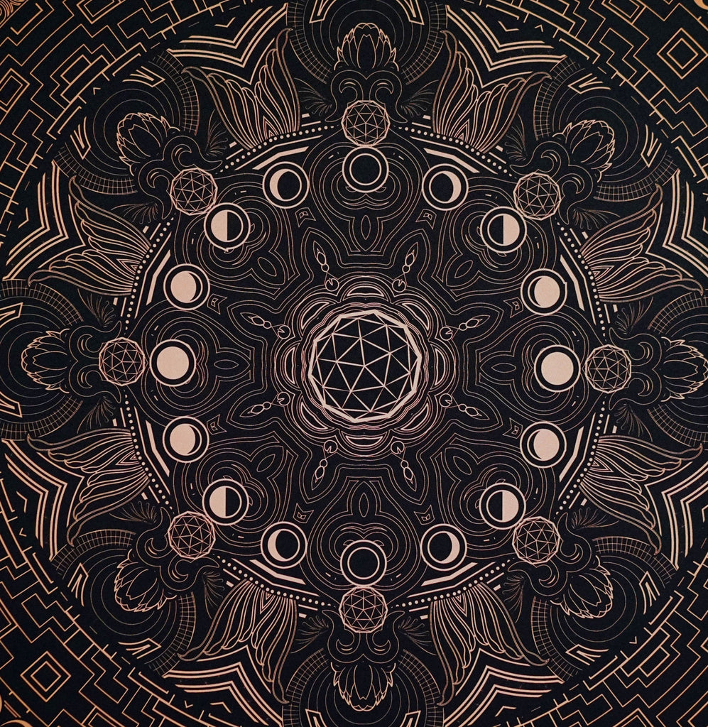 Lunar Monolith Framed Print by Mugwort Designs