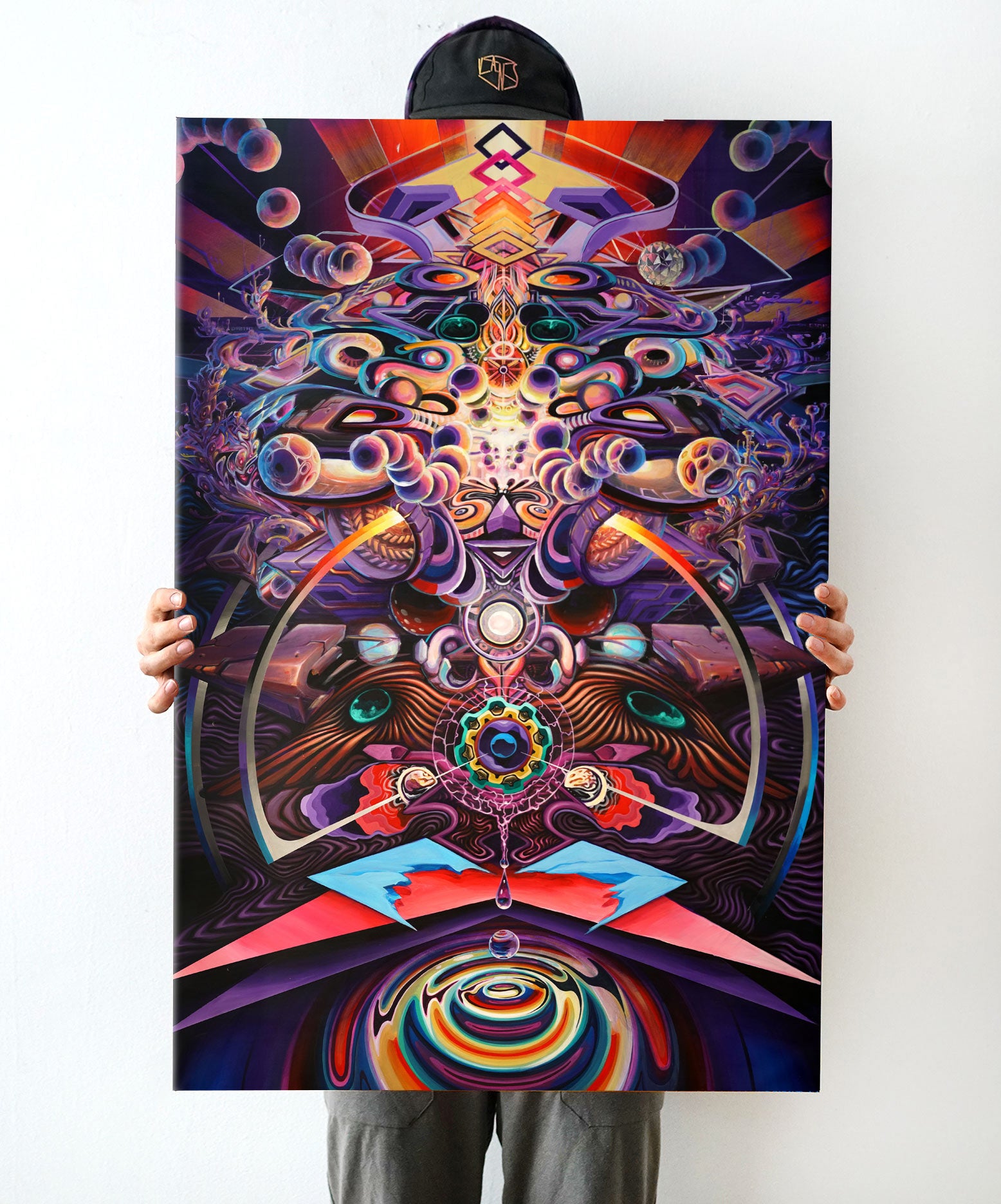 Monolith Stretched Canvas by Apex Collective x Des10 - Threyda Art
