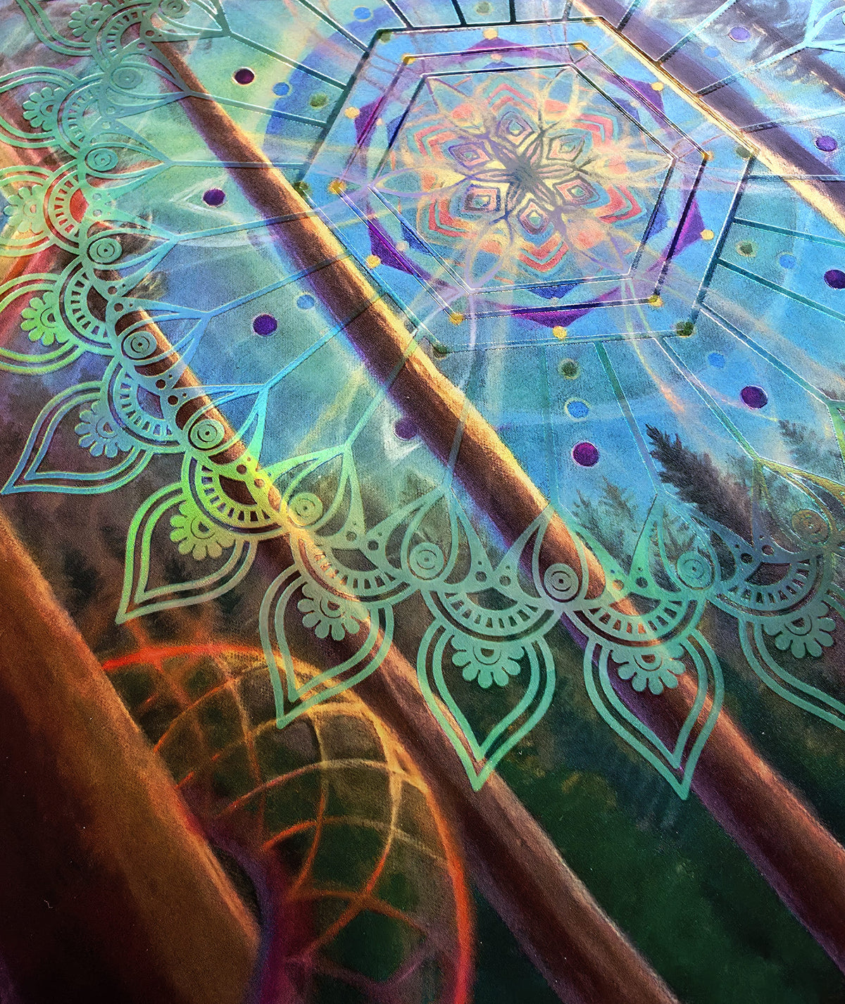 Archetype Embossed Holo Print by Morgan Mandala