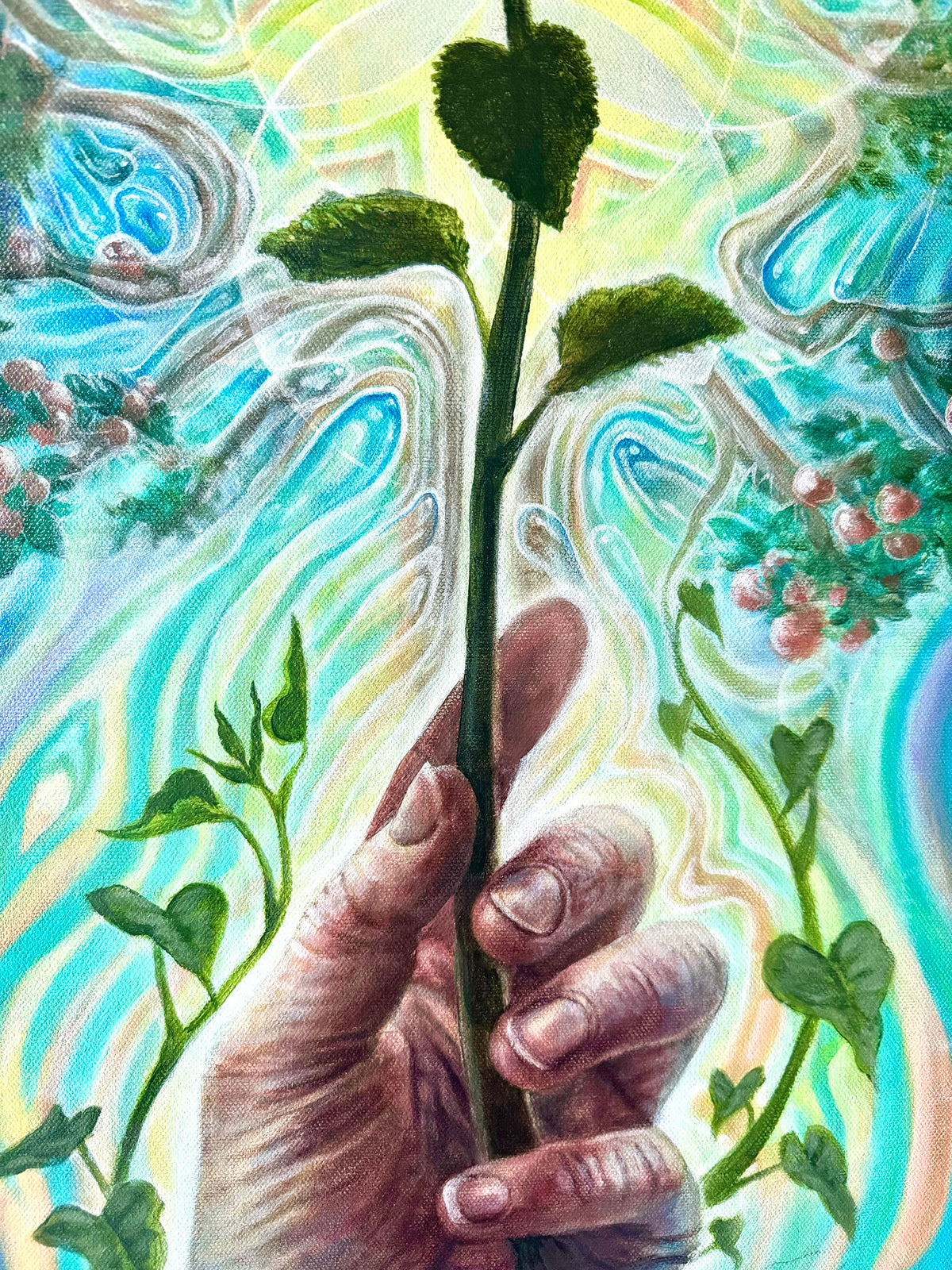 Rerooting Original Painting by Morgan Mandala