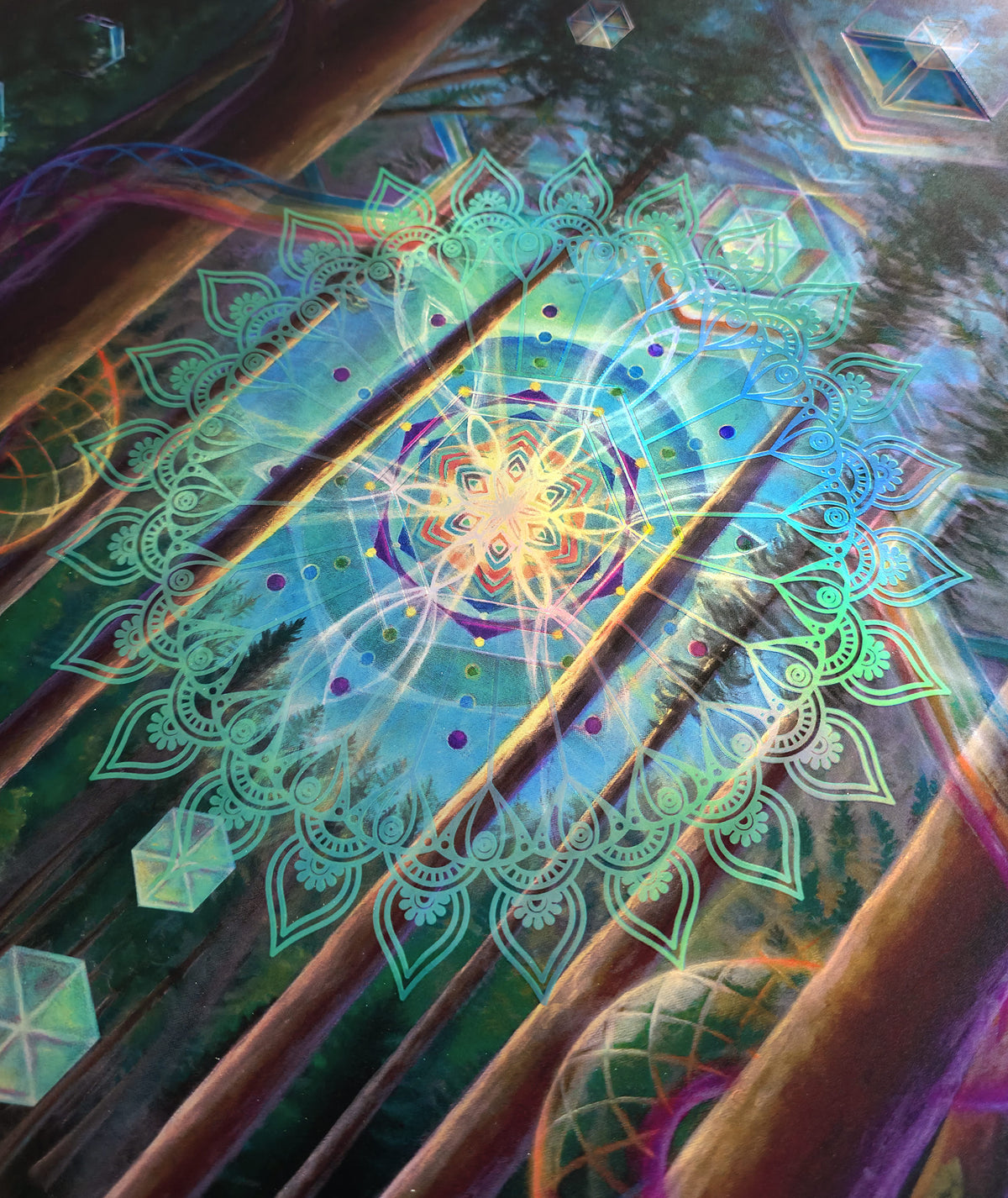 Archetype Embossed Holo Print by Morgan Mandala