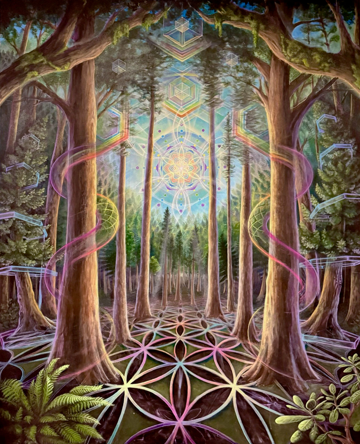 Through the Trees Original Painting by Morgan Mandala