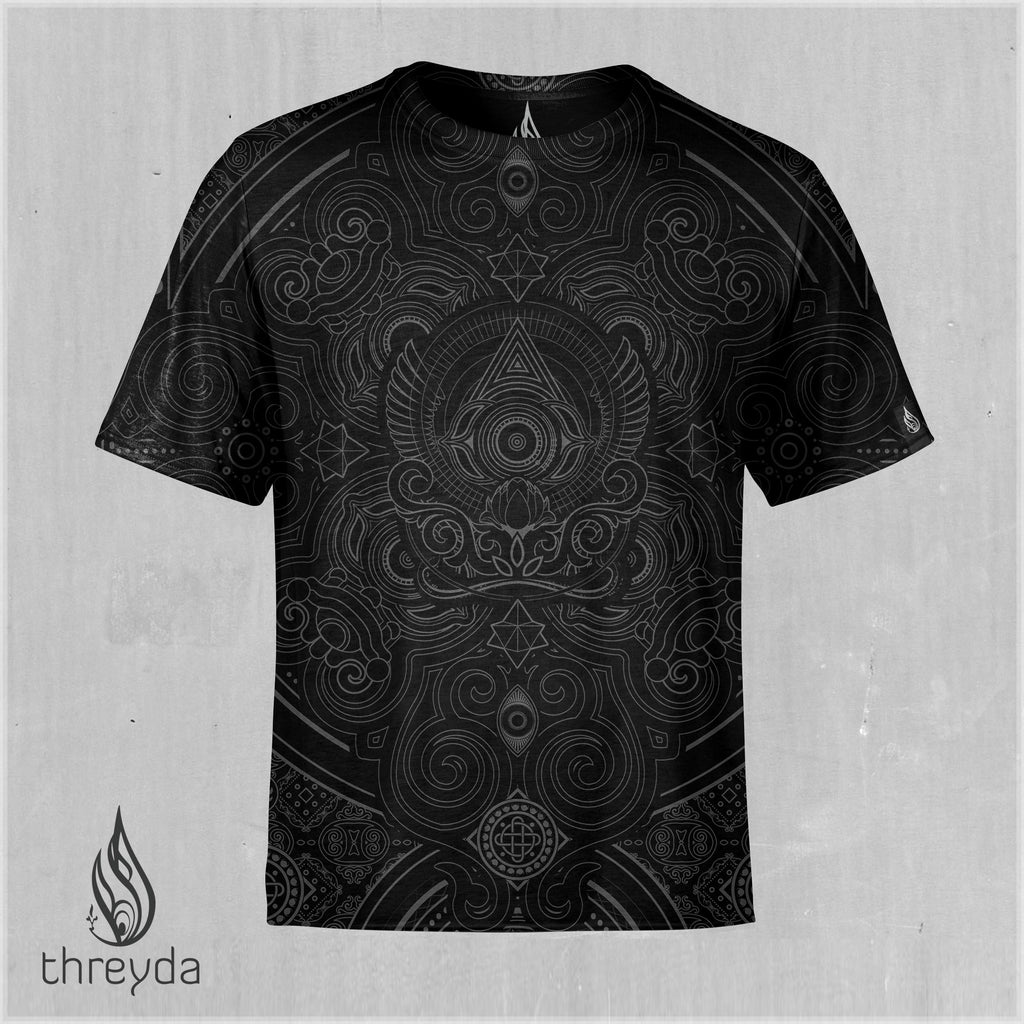 Sacred Tapestry Full Coverage Screen Tee by Mugwort Designs
