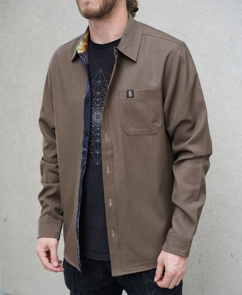 Neurogenesis Lined Button Down Shirt by Blake Foster