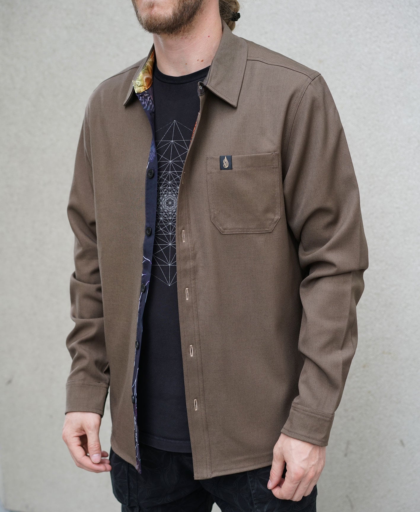 Neurogenesis Lined Button Down Shirt by Blake Foster