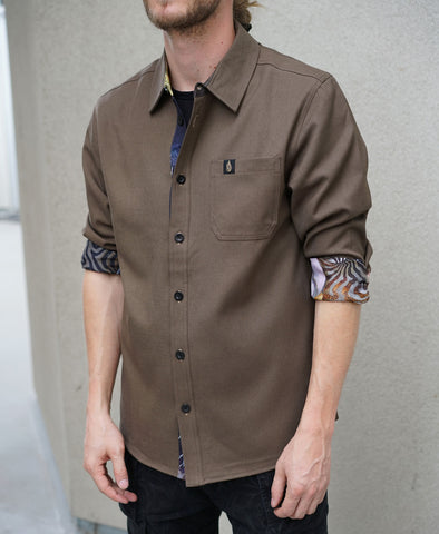 Neurogenesis Lined Button Down Shirt by Blake Foster