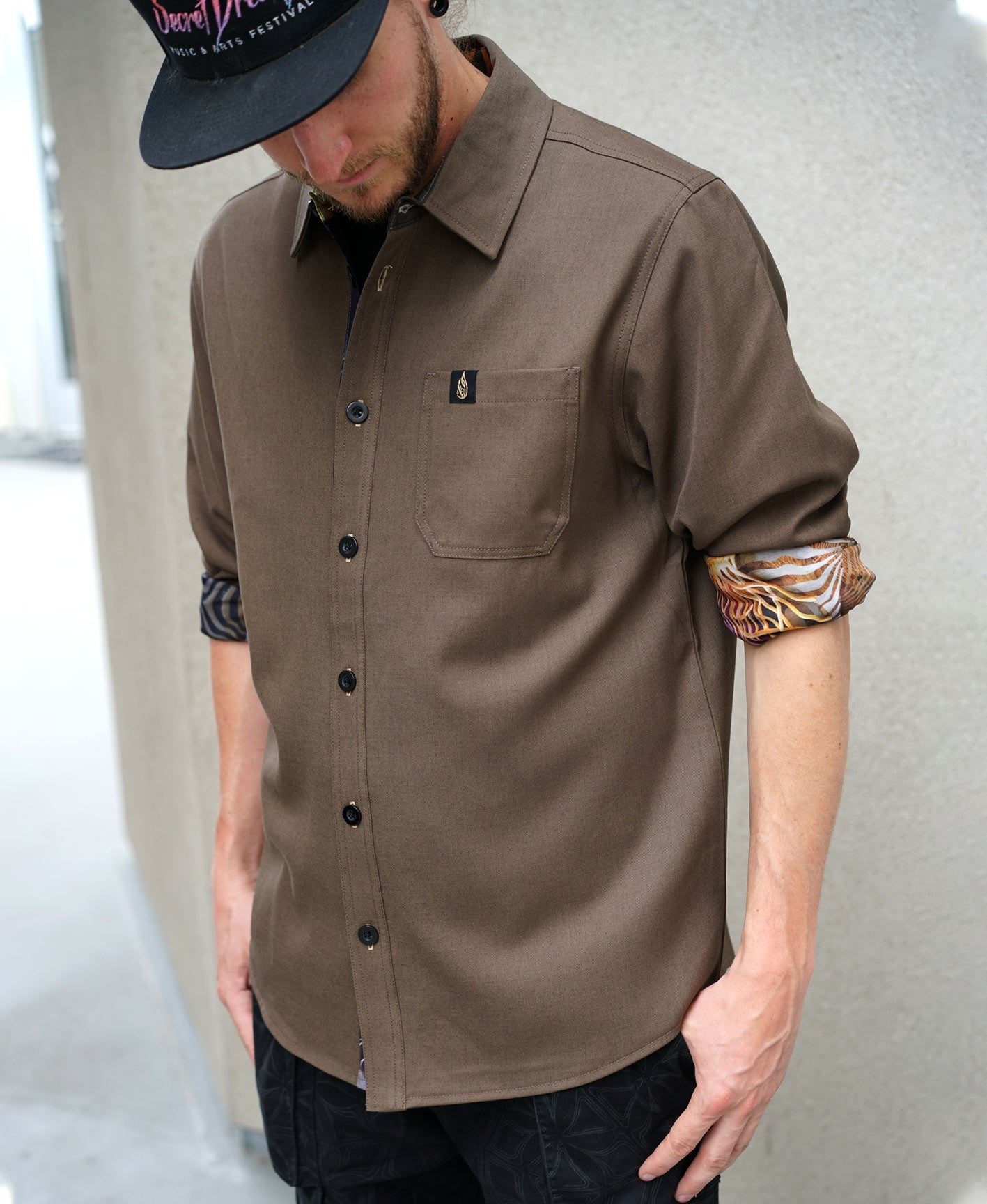Neurogenesis Lined Button Down Shirt by Blake Foster