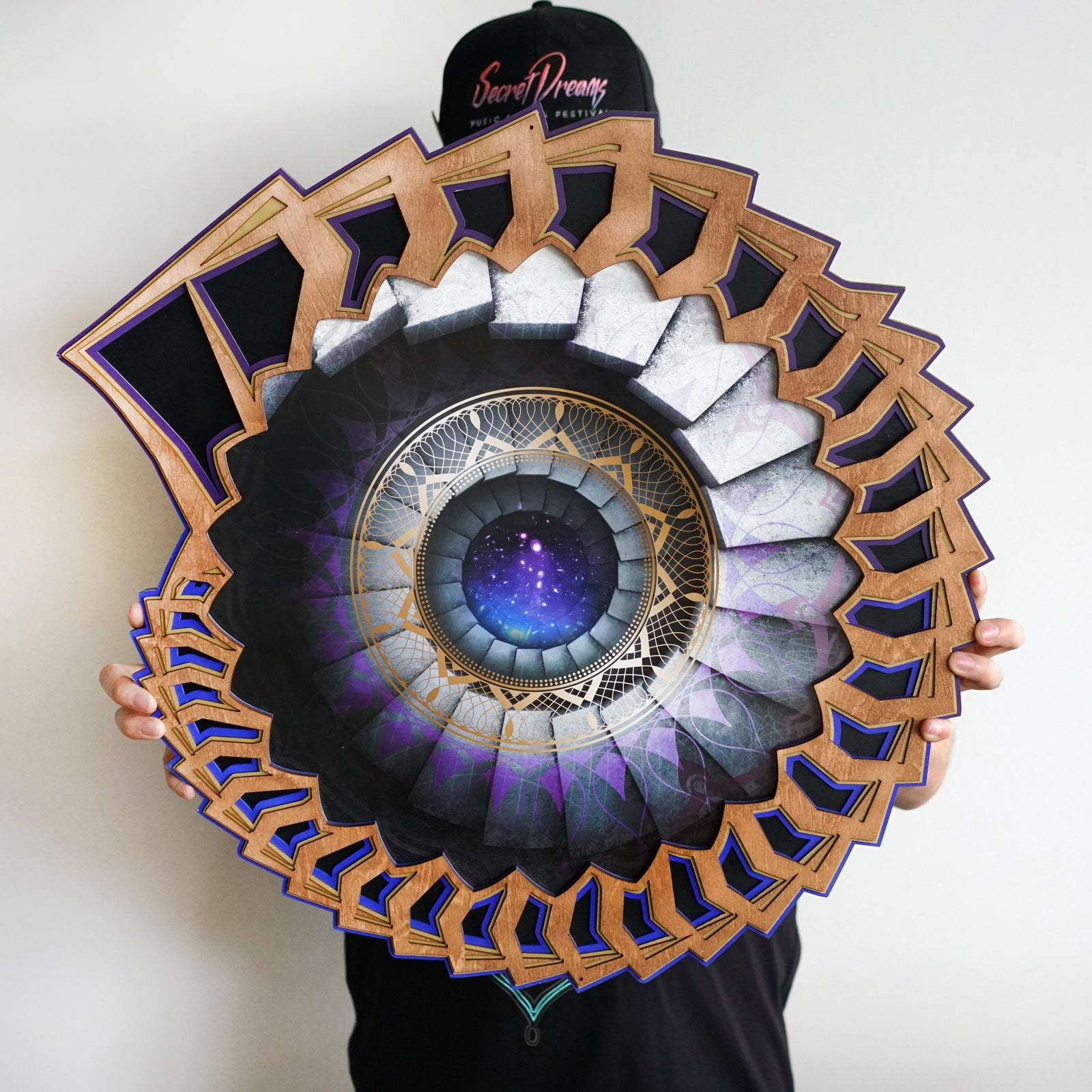 Royal Nebula Portal Lasercut Frame by Peter Westermann