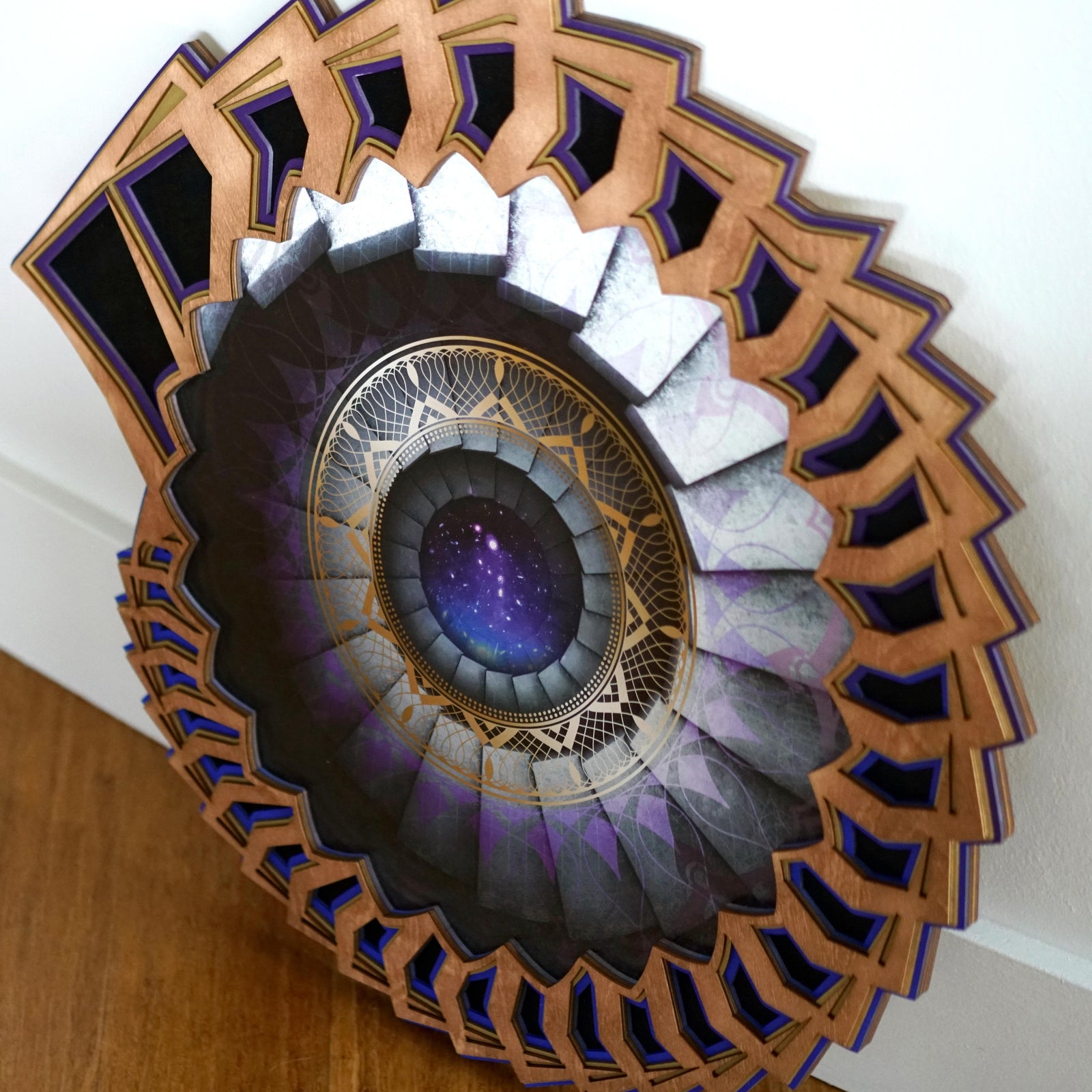 Royal Nebula Portal Lasercut Frame by Peter Westermann