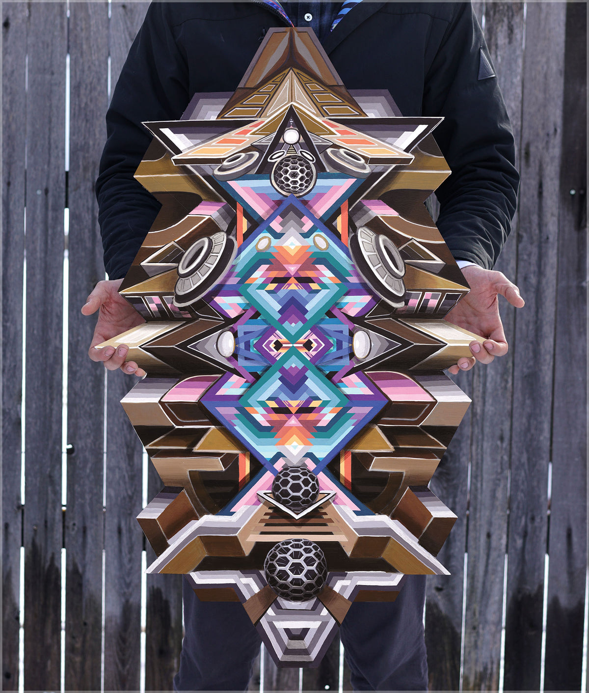 Suboctave Aluminum Print by Stephen Kruse x Ill Des