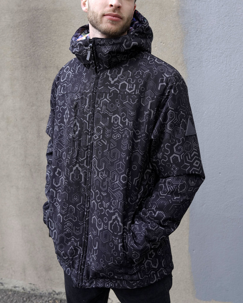 Iridescent Particles Obsidian Jacket by Fabian Jimenez - Presale Ships Nov
