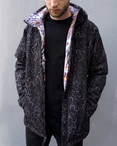 Iridescent Particles Obsidian Jacket by Fabian Jimenez - Presale Ships Nov