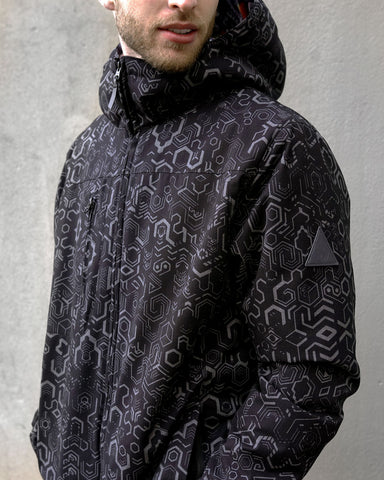 Iridescent Particles Obsidian Jacket by Fabian Jimenez - Presale Ships Nov