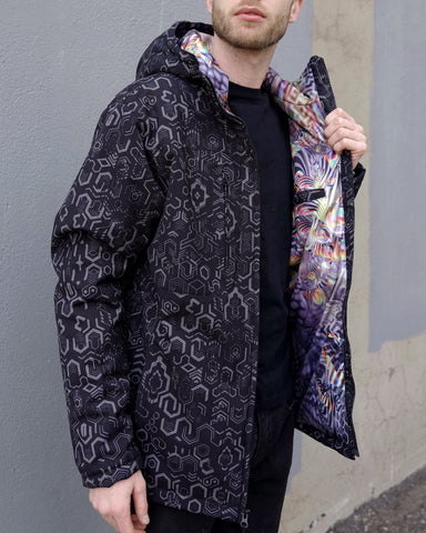 Iridescent Particles Obsidian Jacket by Fabian Jimenez - Presale Ships Nov