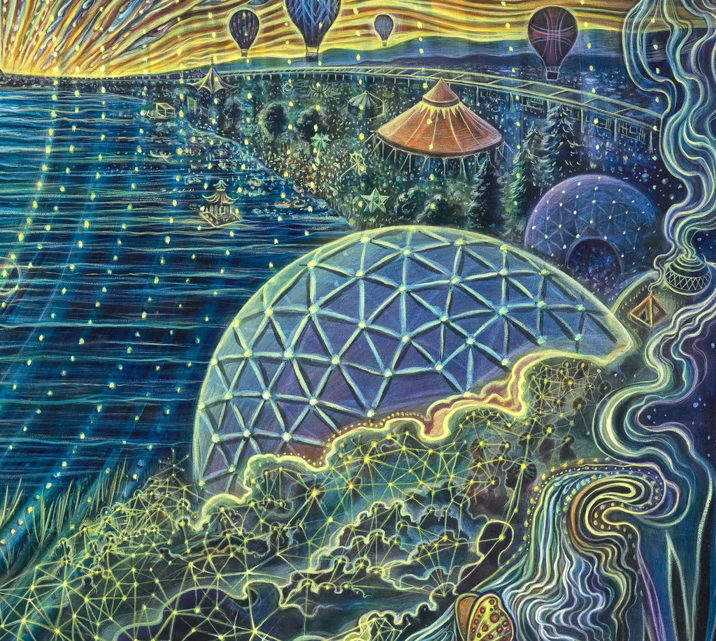 A New Dawn Stretched Canvas by Amanda Sage