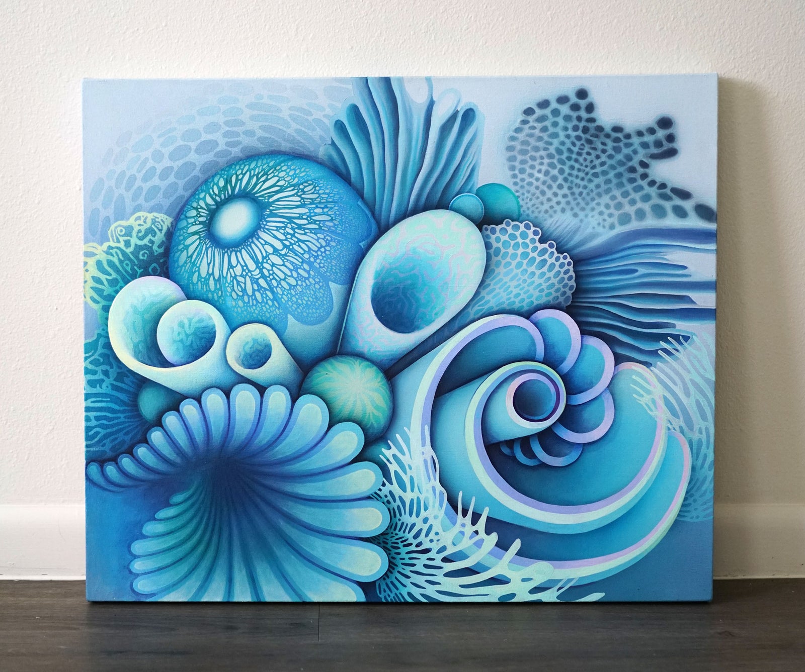 Pelagic Bloom Original Painting by Anna Charney