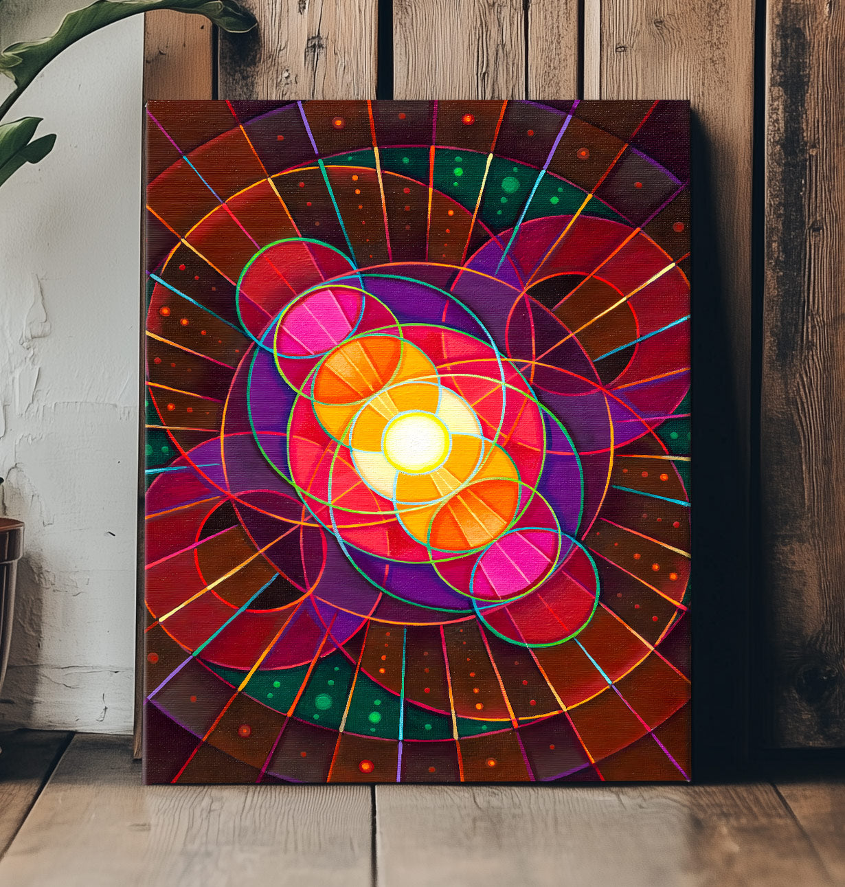 Origin Point Canvas by John Speaker - Threyda Art and Apparel