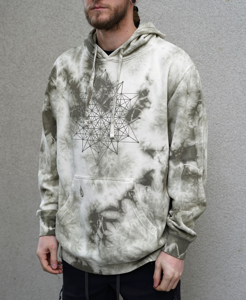 Expanse Tie-dye Pullover Hoodie by Threyda