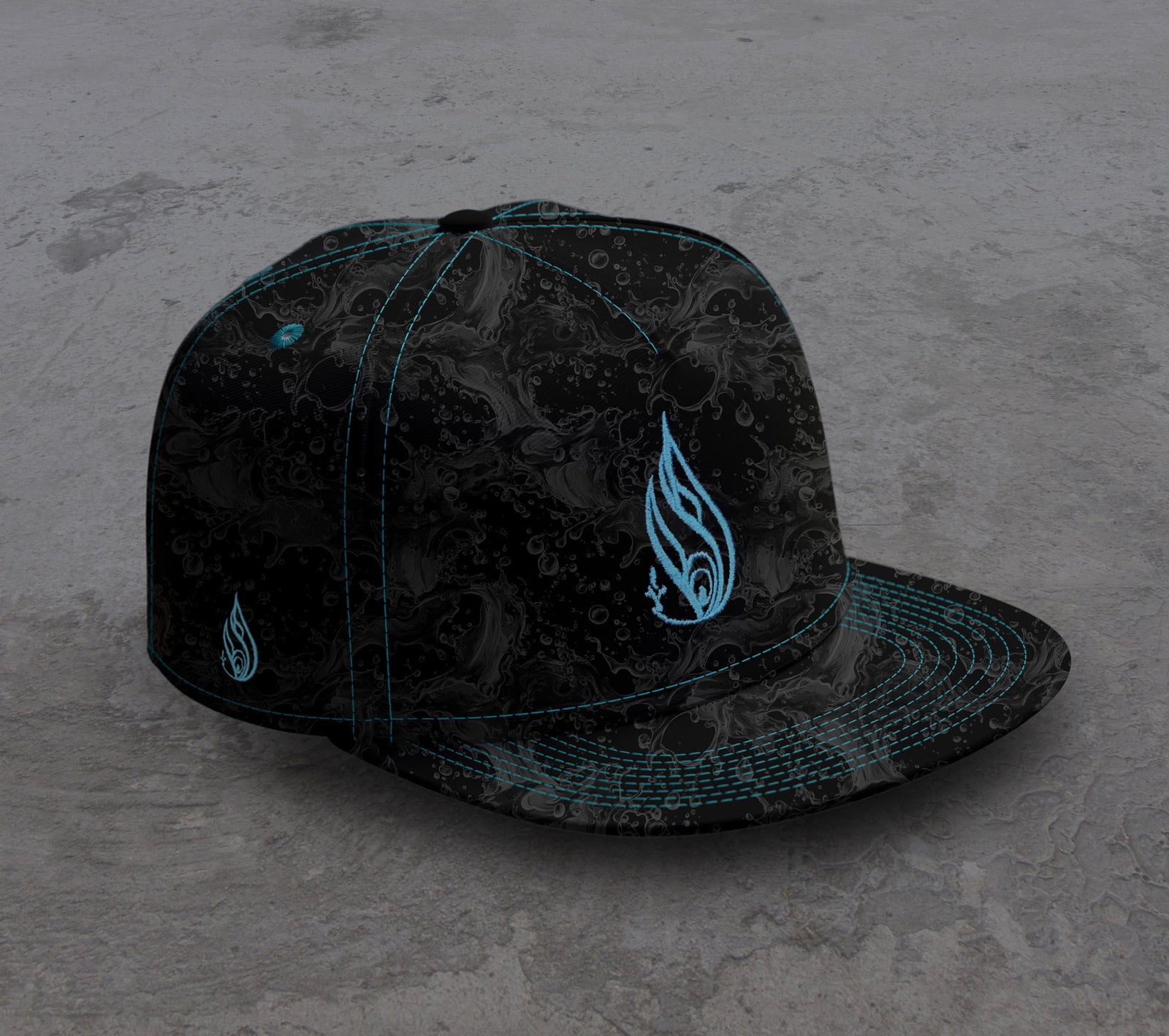 Tidal Snapback Hat by Blake Foster
