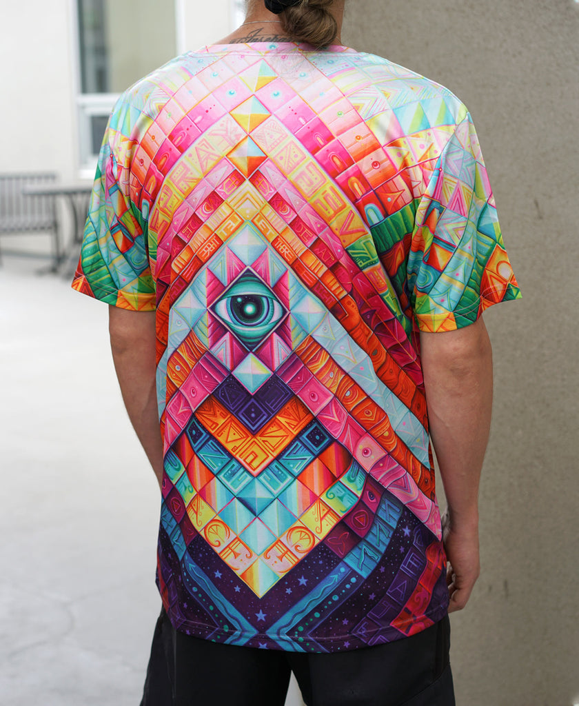 On God Sublimation Tee by John Speaker