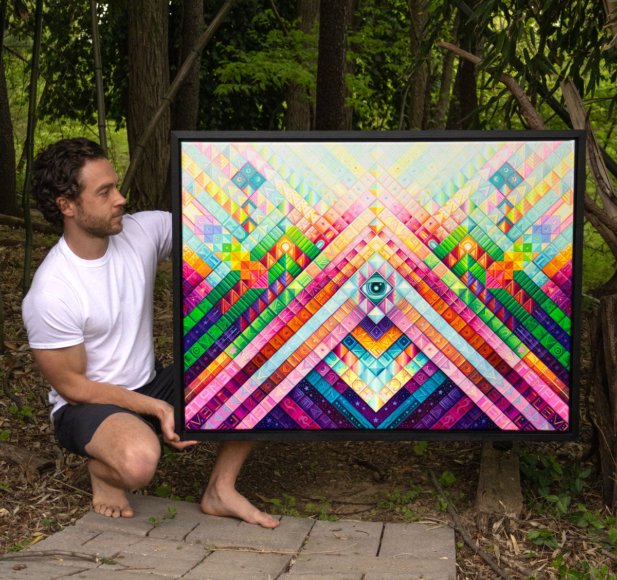 On God Original Painting by John Speaker - 72 HOUR AUCTION