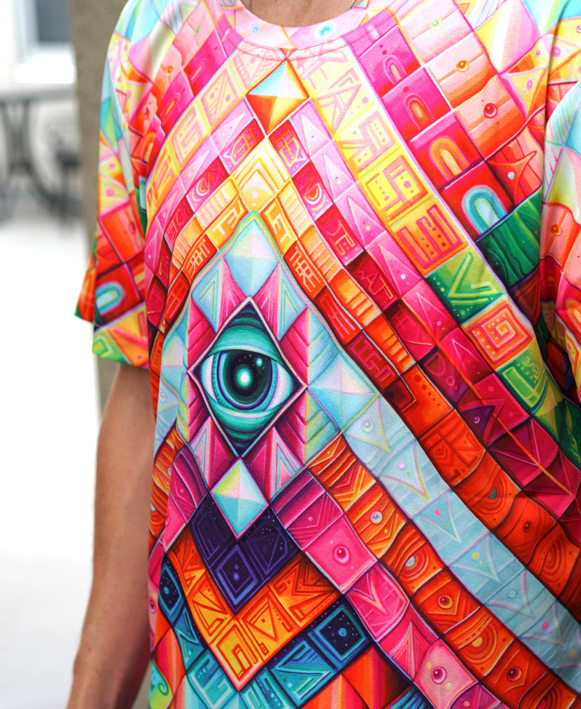 On God Sublimation Tee by John Speaker