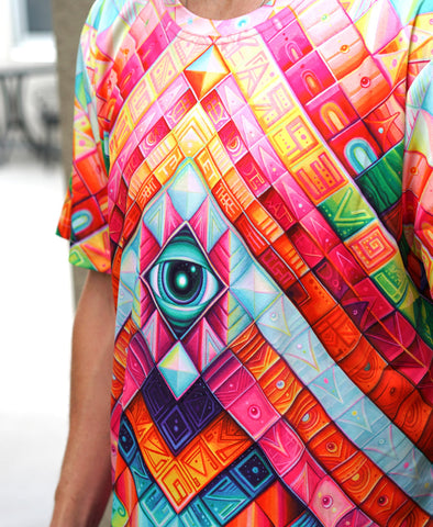 On God Sublimation Tee by John Speaker