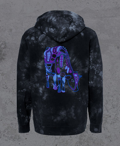 Ott. Tie Dye Pullover Hoodie by Harry Pack