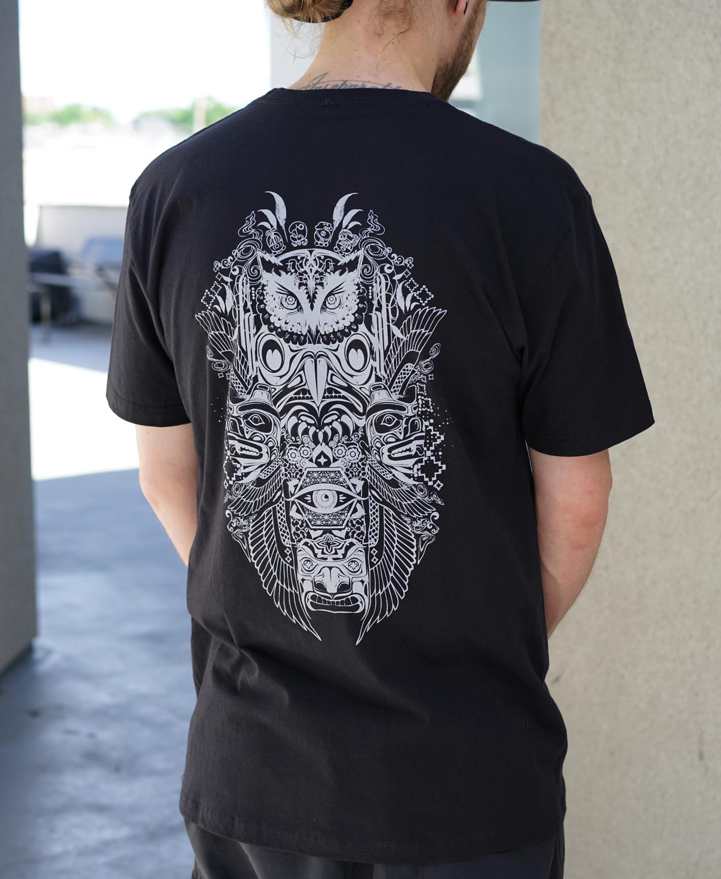 Owl Screenprint Tee by Justin Totemical