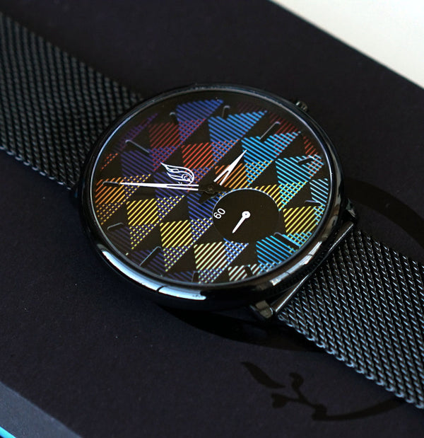 Prizm Sapphire Crystal Watch by Threyda Threyda Art and Apparel