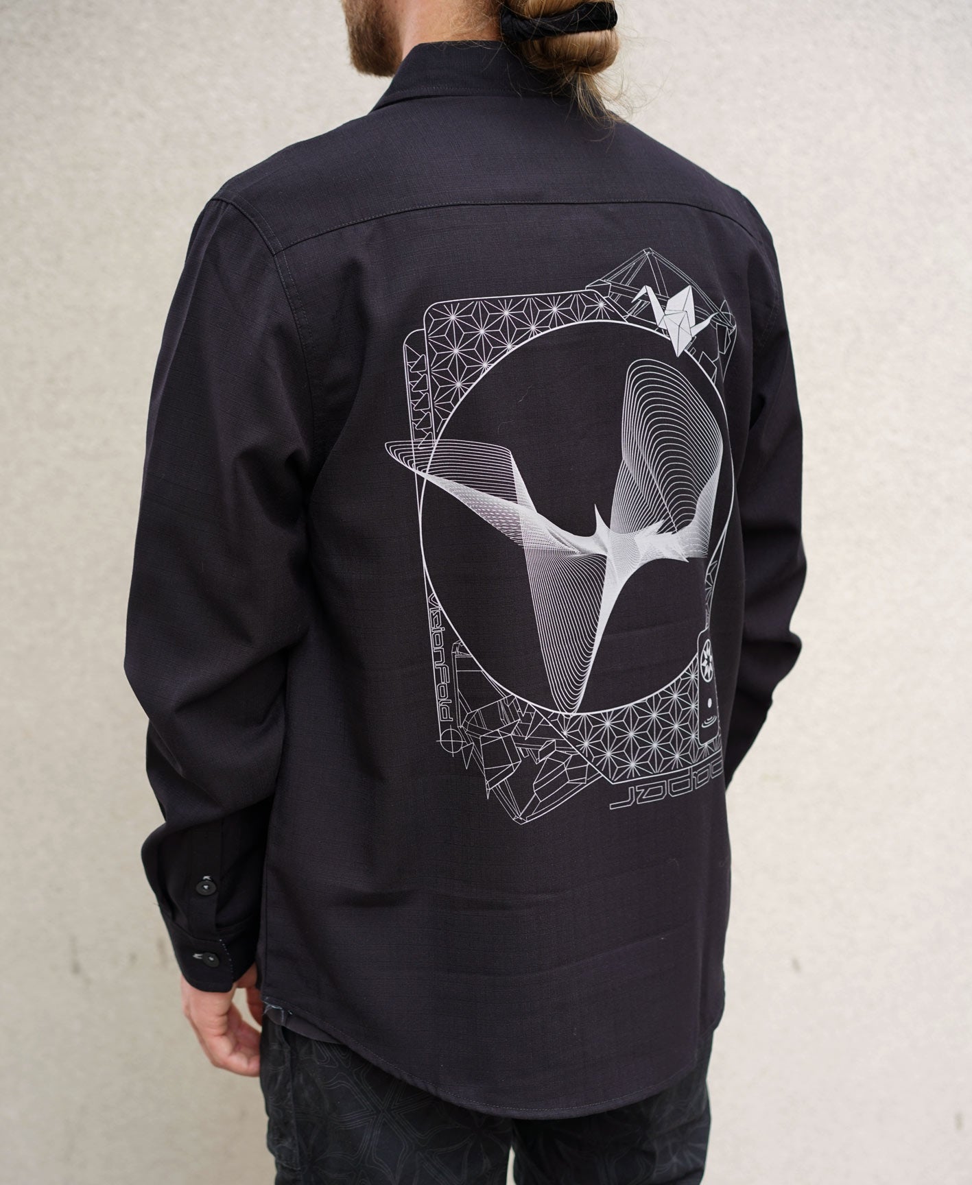 PaperWave Lined Button Down Shirt by Justin Totemical