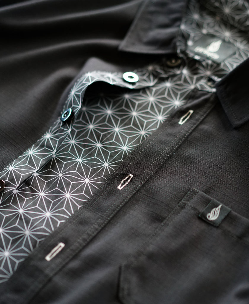 PaperWave Lined Button Down Shirt by Justin Totemical