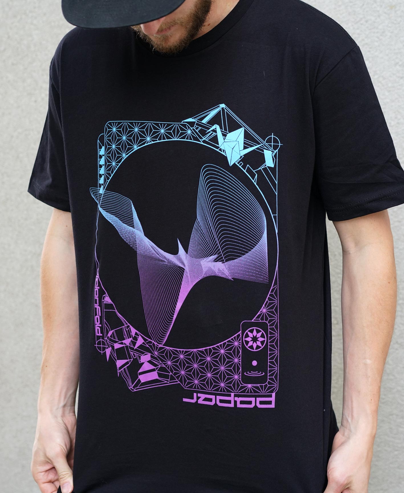 PaperWave Screenprint Tee by Justin Totemical