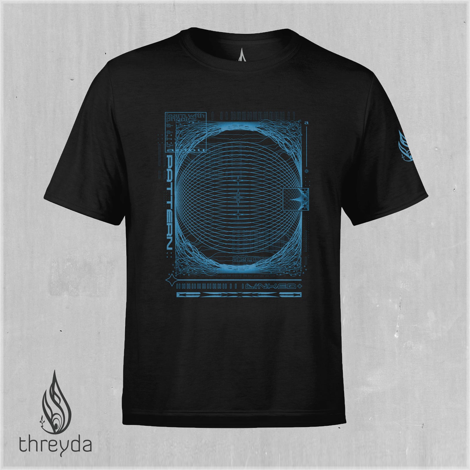 Pattern Linked Screenprint Tee by Totemical