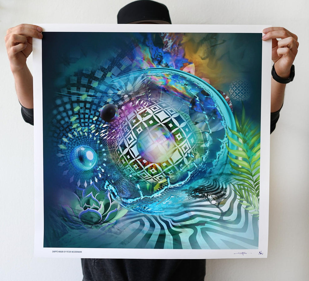 Shippo Hikari Signed Print by Peter Westermann