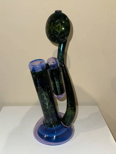 Meganeuropolis bubbler Original by Pogo Glass x Johnathan Singer