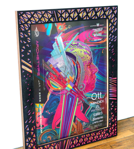 Archetype Halo Lasercut Frame by Android Jones x Deadfish