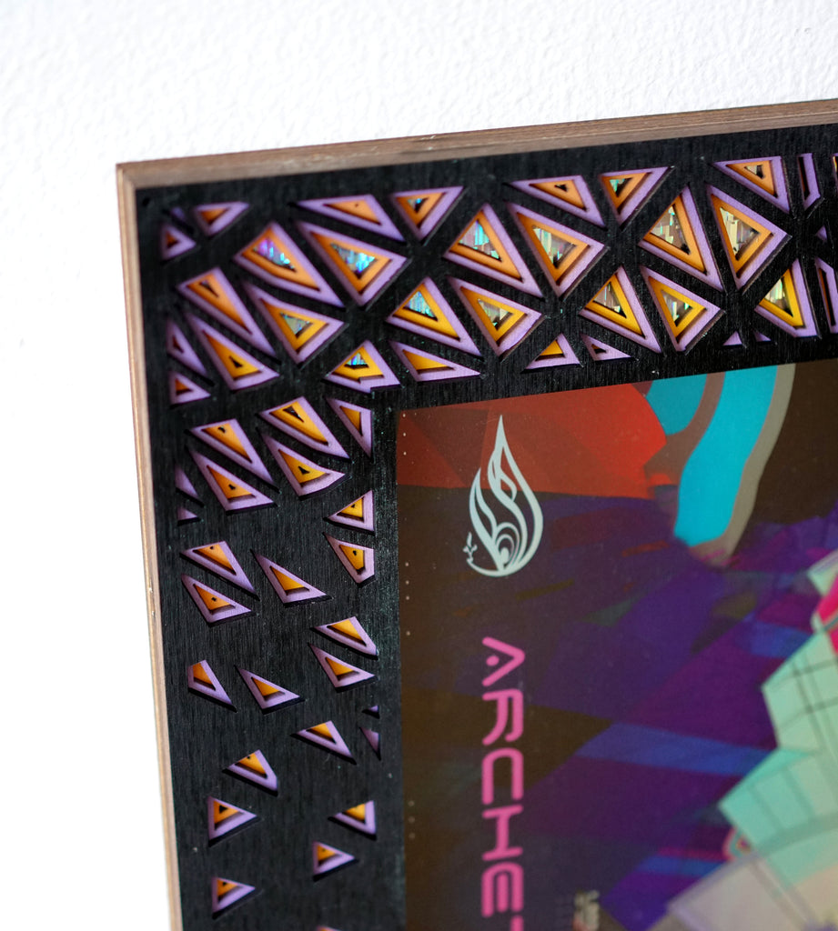 Archetype Halo Lasercut Frame by Android Jones x Deadfish