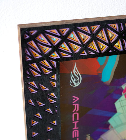 Archetype Halo Lasercut Frame by Android Jones x Deadfish